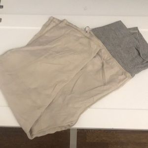 lululemon Tencel Crop Cream Size 6